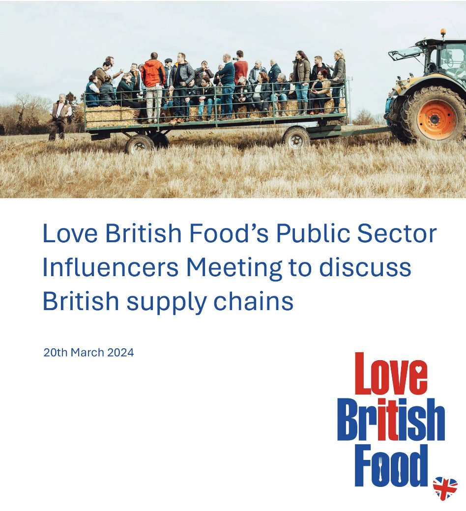 Love British Food Releases New Report on the Benefits of the Public Sector Buying British, following landmark meeting with Public Sector Stakeholders

Read the full report ⬇️

irp.cdn-website.com/0dd4e0f8/files…