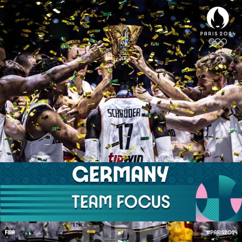 FIBA's tweet photo. Is the third straight summer with a medal on the horizon for Germany? 🏆

#Paris2024