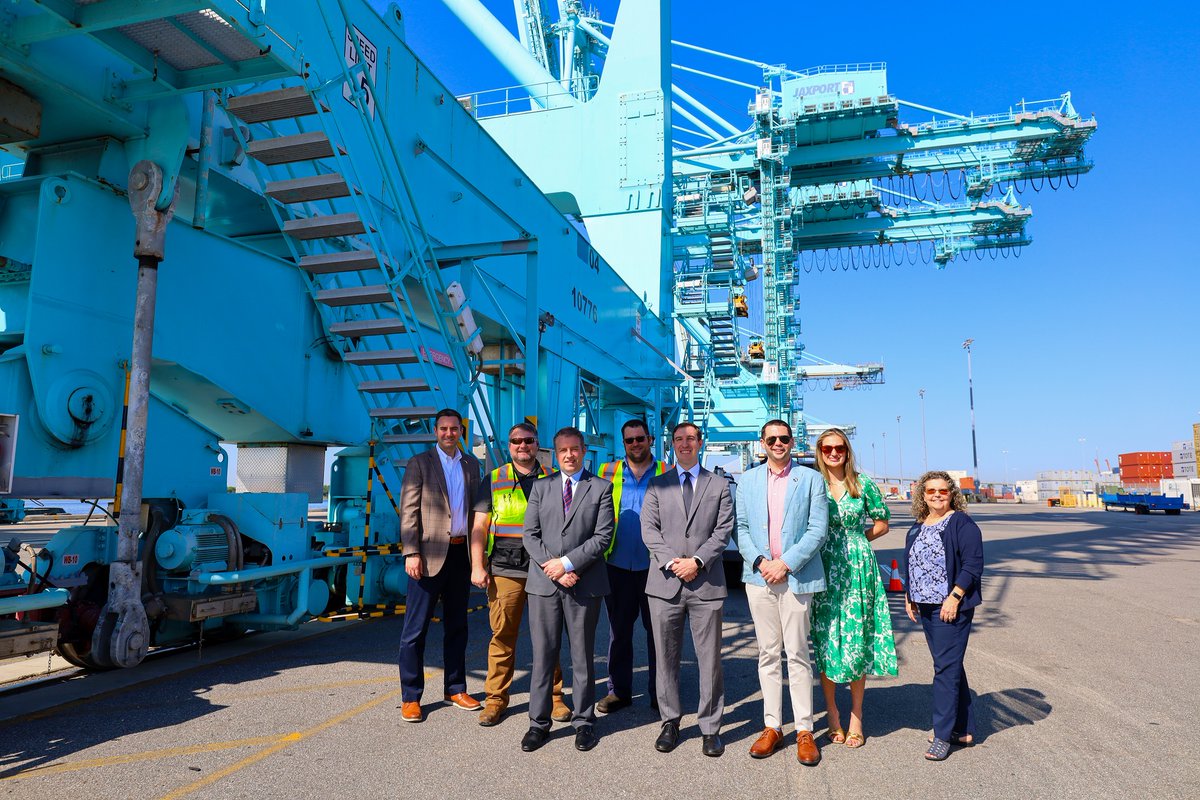 Thank you, @FLSecofCommerce J. Alex Kelly, for stopping by JAXPORT to see how state investments at our terminals contribute to Florida’s economic growth. As Florida’s largest container port and one of the nation’s top vehicle-handling ports, cargo moving through JAXPORT supports…