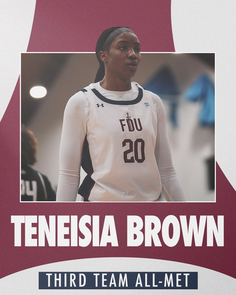 The Metropolitan Area is coming up All-Tee!  Congratulations to Teneisia Brown on being named to the All-Met third team! #uKNIGHTED