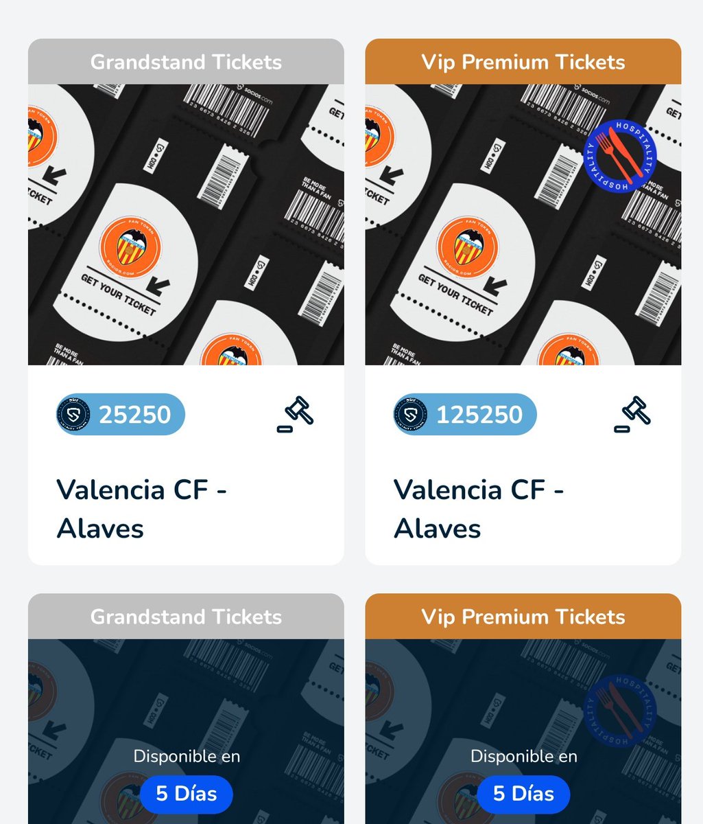 VcfToken's tweet photo. #REWARDYOURPASSION 🦇
@valenciacf - @Alaves
🗓️ 5 Mayo 18:30
🏟️ Estadio Mestalla.
• Entradas tribuna.
• Entradas Palco con servicio hospitalidad.
@SociosRewards_ @socios @SociosESP #VCFtoken https://t.co/6yO7thme4f