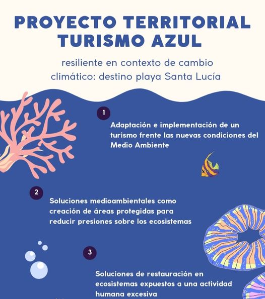 🏖 En #Camagüey desde el año 2022 se desarrolla el Proyecto Territorial Turismo Azul resiliente en contexto de Cambio Climático: destino Playa Santa Lucía.