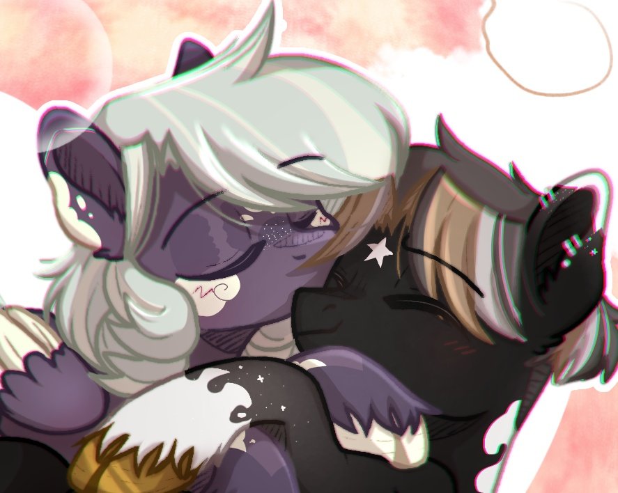 scarlettliciouz's tweet photo. A lil cute drawing i made of my sona kissing my friend sona <3 also, another base credit by NeuroBases. (Tbh, they got tons of base that gives me an idea to draw pony so i might use it often)

#MLP #ocxsona #pony #ship #doodle https://t.co/aOAntW8BBh