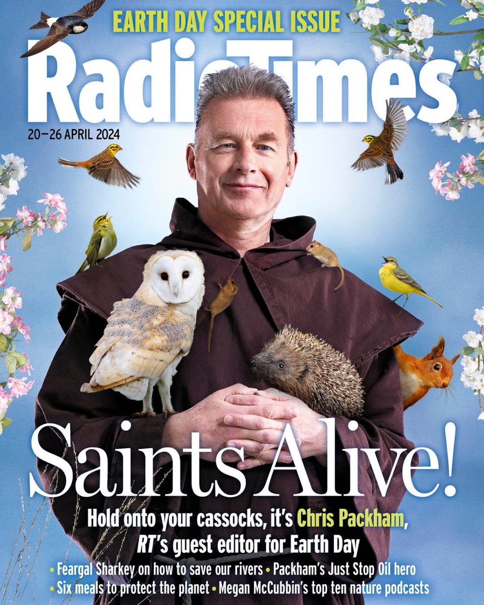 In this week's Radio Times special issue dedicated to #EarthDay, Chris Packham joins us as guest editor to share some of the issues that he holds dear.