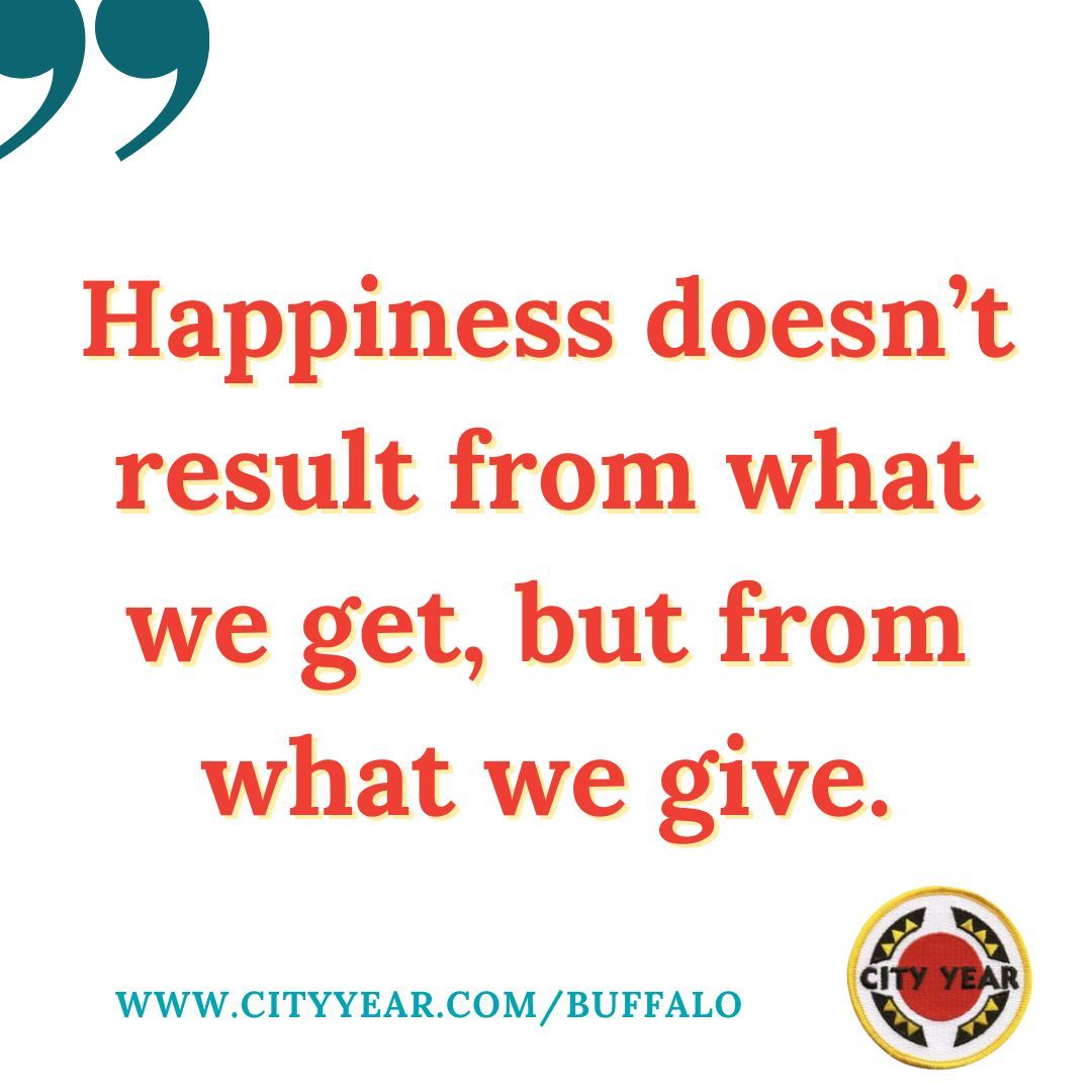 When we work toward the common good together, the happier we'll find ourselves.❤️ 

#buffalocommunity #buffalofamily #communitybuilding #happiness #commongood #equitableeducation