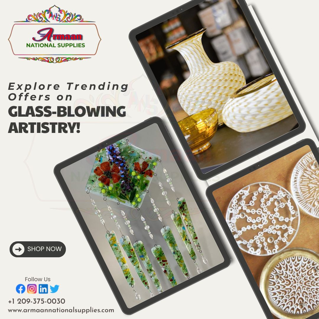 Explore Trending Offers on Glass-Blowing Artistry!
.
.
.
.
#armaannationalsupplies #handmadejewelry #diycrafts #ShopNow #twitterpost #twittermarketing #twitterpage #twitterclaret.