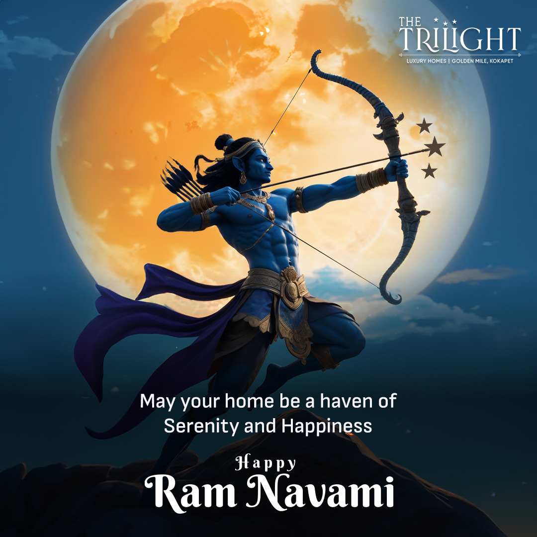 On this Ram Navami, may the teachings of Lord Rama guide you towards righteousness and harmony. The Trilight wishes you a happy and joyous Ramanavami.

#thetrilight #ramnavami #jaishriam #sitaram #prabhuram