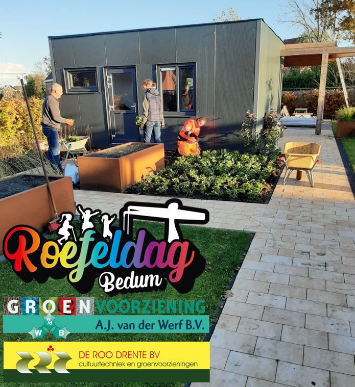 Zaterdag 20 april zetten wij tijdens de #Roefeldag onze deuren open! Kom je kijken wat we doen binnen ons bedrijf? We heten je van harte welkom aan de Verbindingsweg 27 te Bedum. Meer info via roefeldagbedum.nl #groeningoedehanden