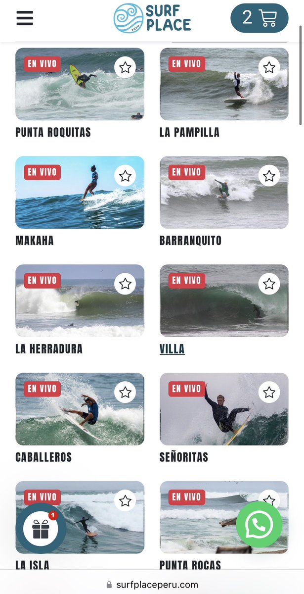 Reporte 16/04 : Amaneció chico y bastante cruzado entre el Swell primario de 1 m, SO 218, 16 seg con el secundario de 1.3 m, SSO 193 con solo 7 seg… se espera que baje un poco más la Sur Oeste y que mañana sea el día más pobre de la semana.

Cámaras

surfplaceperu.com/reporte-del-ma…