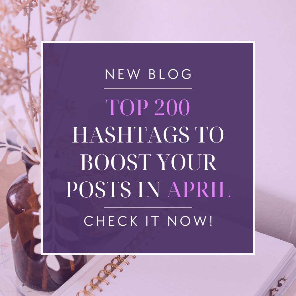 Spring cleaning your content calendar for April?  Why not add a sprinkle of fresh hashtags? ✨ Our blog features 200 trending and niche-specific options to get your posts seen by the right audience. 
#ContentCreatorTips #HashtagMagic #GrowYourAudience