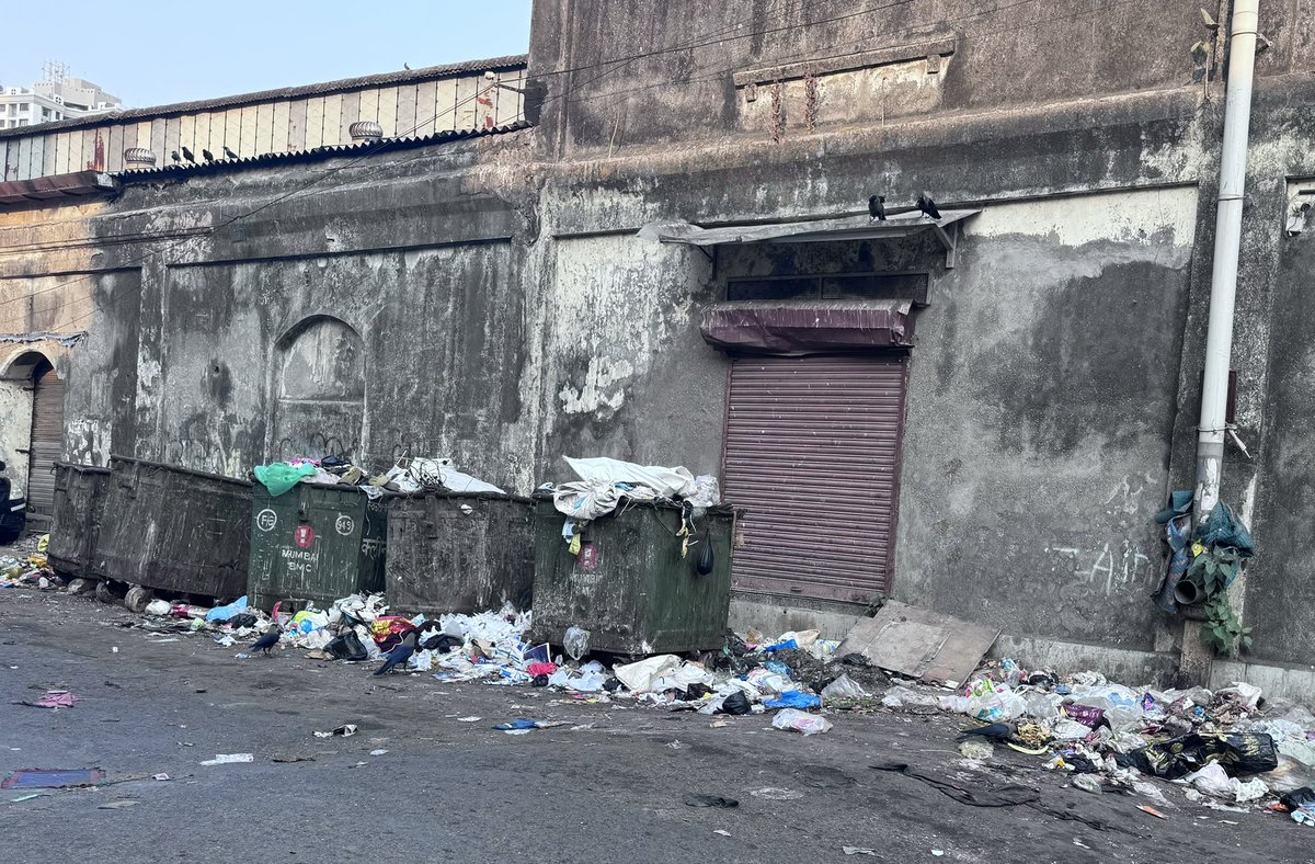 Lots of garbage on Tokershi Jivraj Rd,Sewri since last few days. The bins are overflowing and all dump is scattered on roads. 
Is this a part of Swachh Abhiyan or is there another Kachra Feko Abhiyan going on ? 
<a href="/mybmcWardFS/">WARD FS BMC</a> pls take urgent note. 
Malaria is rising. 
<a href="/mybmc/">माझी Mumbai, आपली BMC</a>