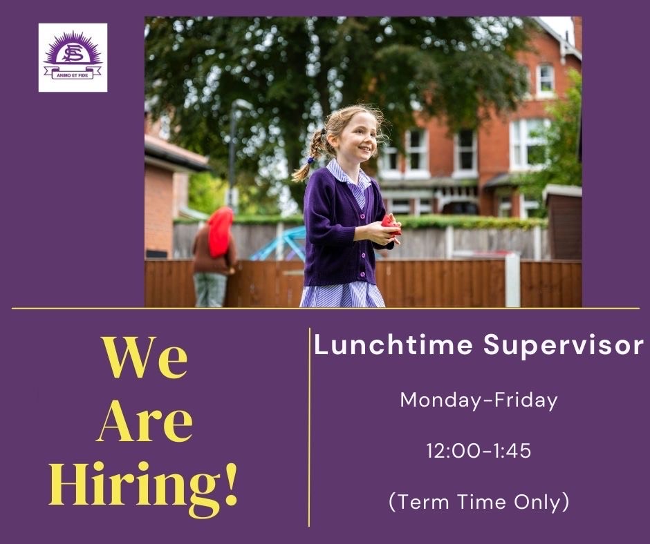 JOB VACANCY: @ForestPrep School in Timperley has an opening for a new Midday Assistant (Lunchtime Supervisor). Full details: altrincham.todaynews.co.uk/jobs/2024/04/1… #jobs #timperley #education