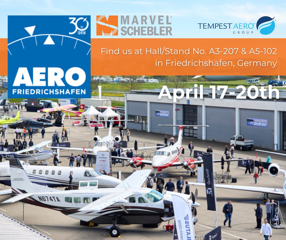 This week Marvel Schebler is heading to Germany for Aero Friedrichshafen! 
Find us at Hall/Stand No. A3-207 & A5-102!
Stop by and chat with our experts!
#AeroFriedrichshafen #Germany #Marvel Schebler