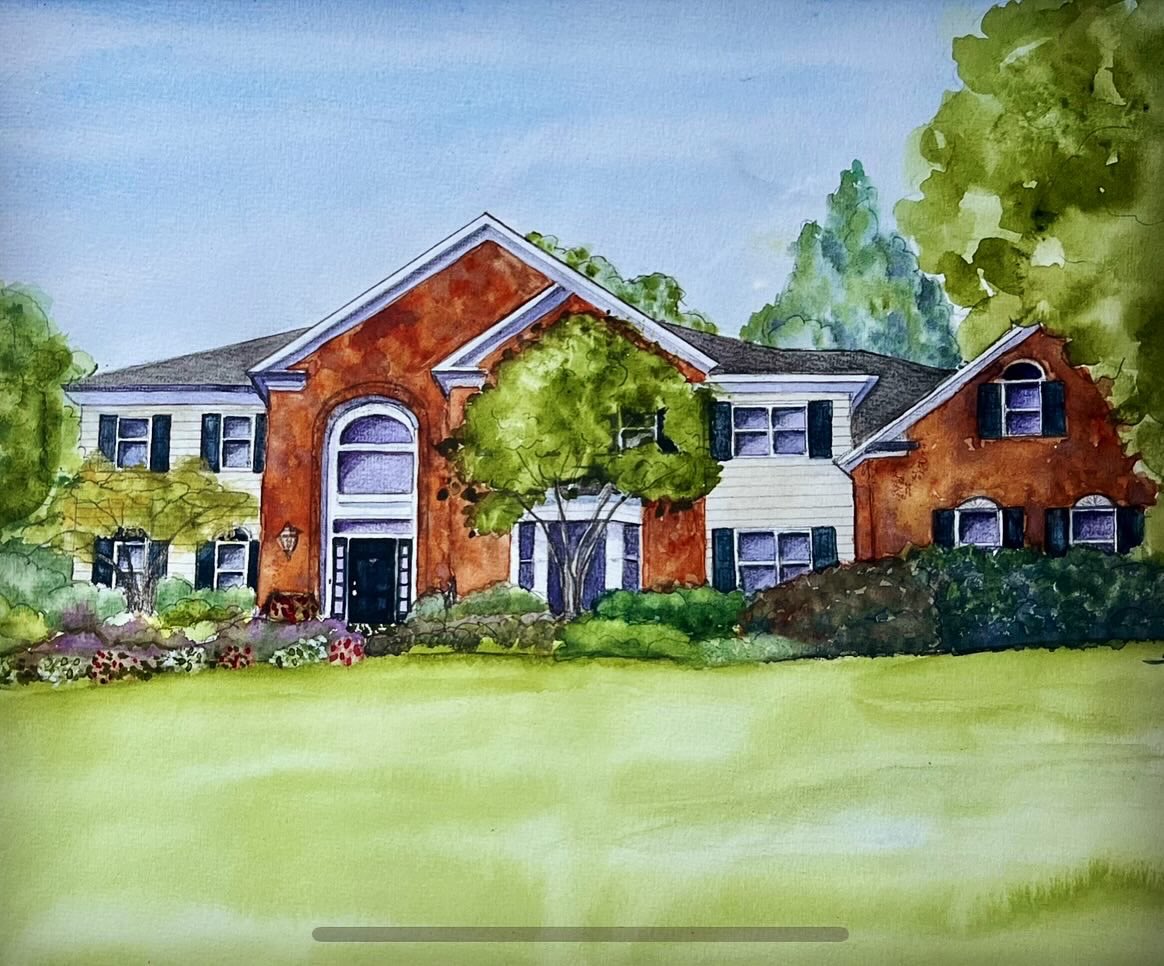 JuxtaposeGaller's tweet photo. Custom Watercolor House Portraits make a great Mother’s Day gift. One look at the home she raised her family will trigger precious memories. Contact us for details 🏡 💕 🎨 #homesweethome #homeiswheretheheartis #house #housebeautiful #home #homepainting #houseportrait #memories https://t.co/SoC1VaP8x3