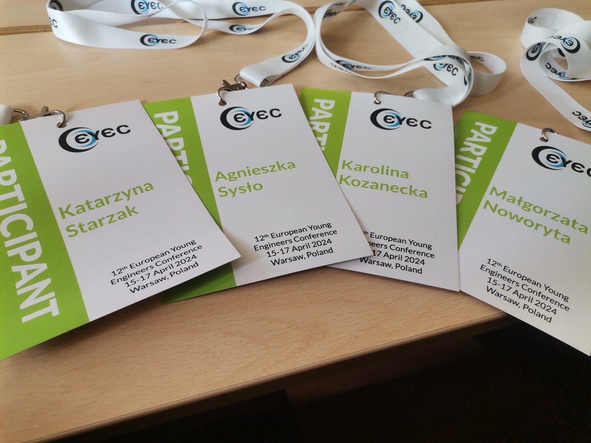 KatarzynaStarz5's tweet photo. I am very pleased that I could share my research today at 12th European Young Engineers Conference 🎉😍
Presentation is done ✅
Poster session awaiting 🔜
@JoannaOrtyl https://t.co/MYQg8XGchN