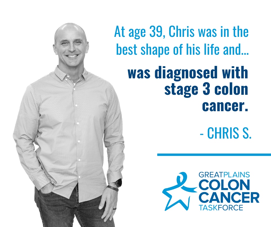 Omaha resident, Chris S. was 39 years old and participating in triathlons. After having a colonoscopy, he was diagnosed with stage 3 colon cancer. If you are an Omaha resident, ages 45-74, get your free, at-home kit here: coloncancertaskforce.org/online-request… #coloncancer #coloncancera...