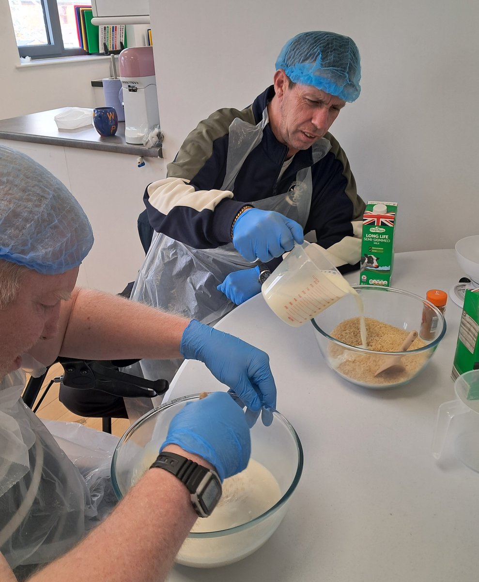 HeadwayBS's tweet image. Rice pudding was on the menu today at Sutton House. The clients learned how to make this simple but delicious dish and experimented with different flavours. A skill they can transfer to their homes and re create to impress their families!
#dailylivingskills #learningtocook