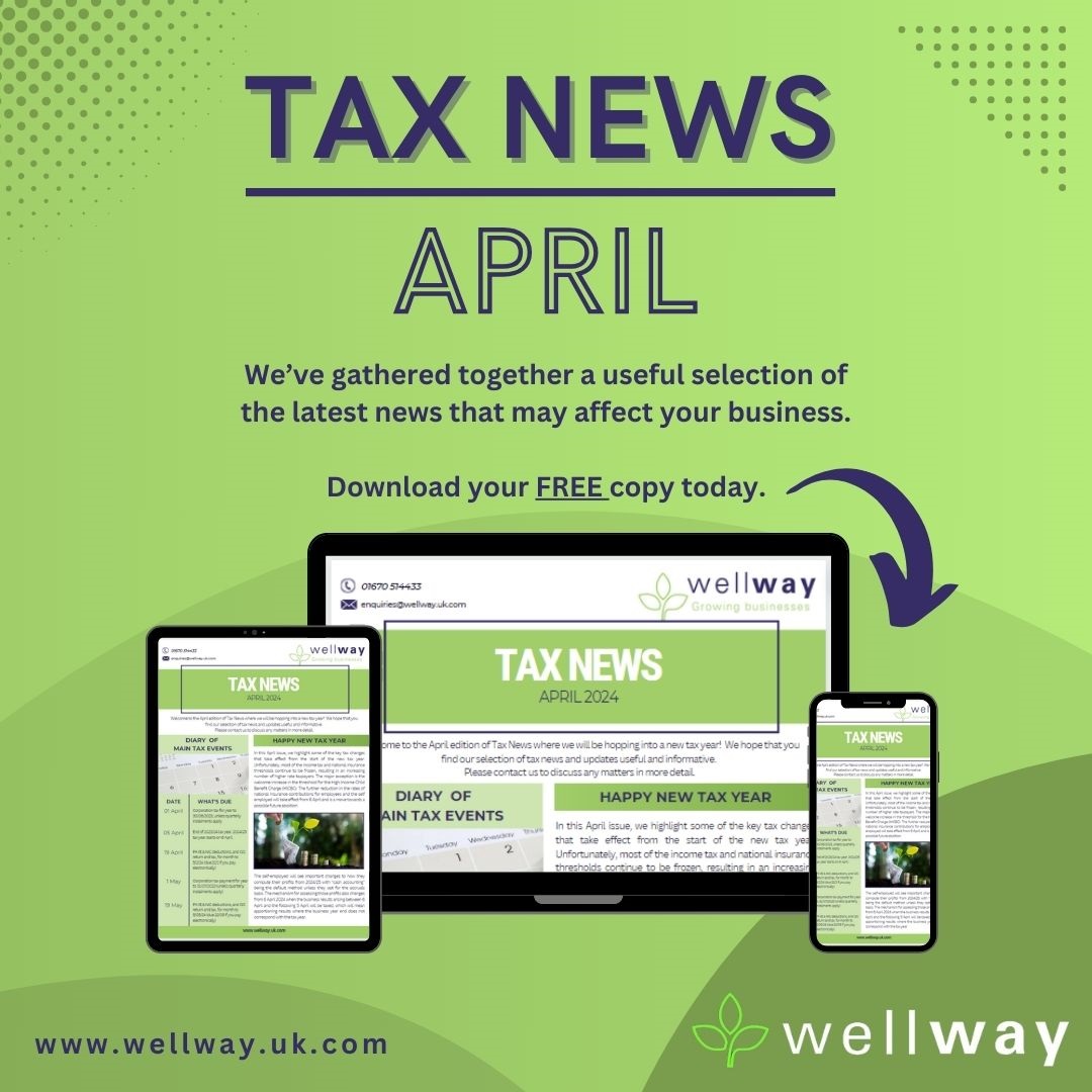 📣 Our April tax newsletter has arrived! Read our selection of the latest tax news by downloading our newsletter from our publications page: bit.ly/3tM4phX

#taxnews #TaxTwitter #taxes #taxplanning #accountants