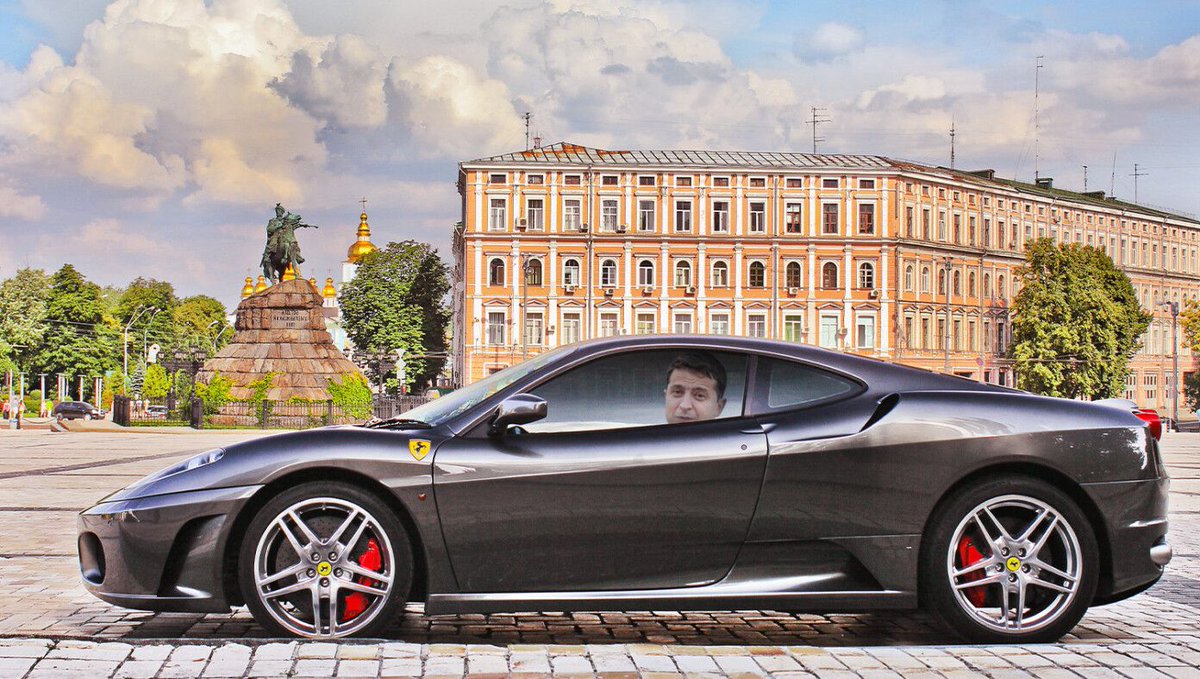 Zelensky Drives By In Ferrari To Remind Americans Of The Importance Of Filing Your Taxes buff.ly/43FCUDR