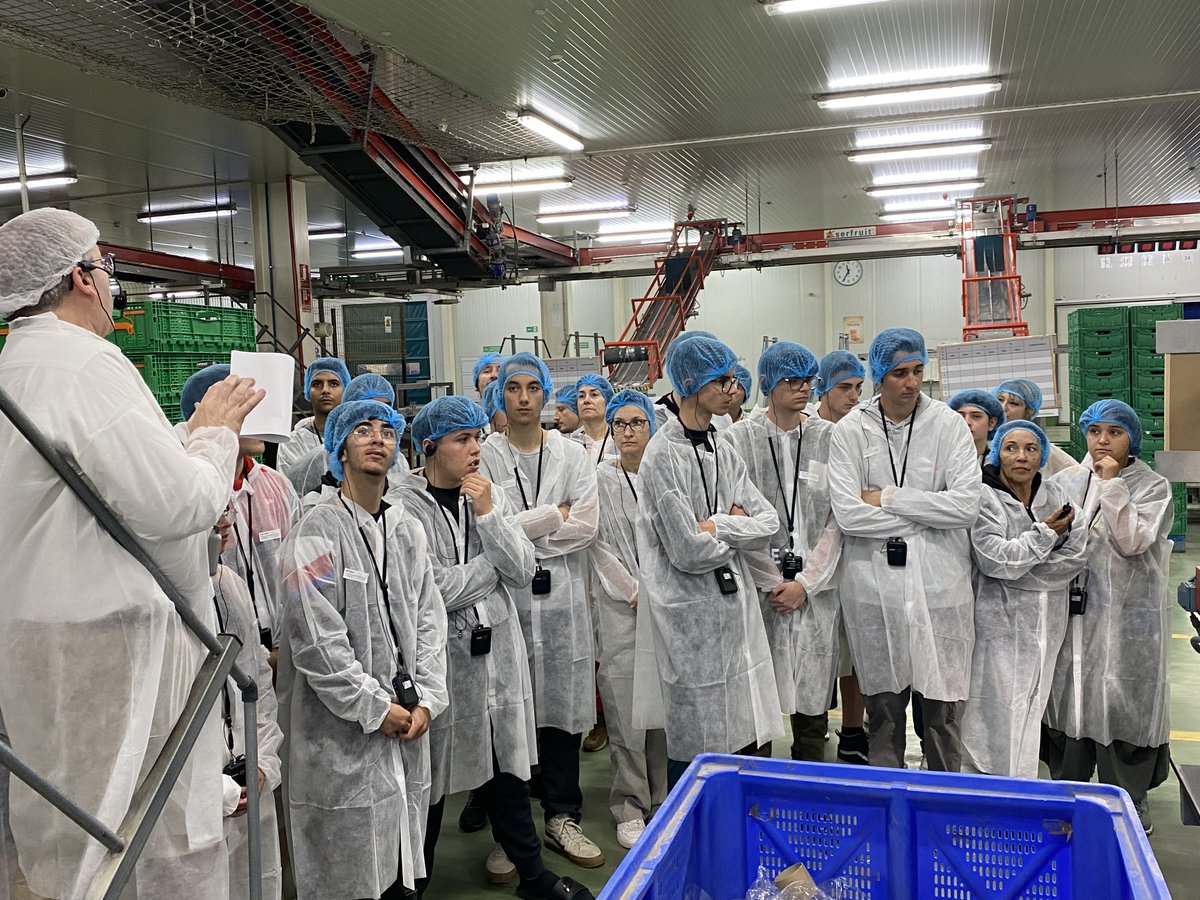 AgricolaVillena's tweet photo. Hoy recibimos en nuestras instalaciones la visita de alumnos y profesores de la Escuela de Capataces Agrícolas de Catarroja (ECA).

En la visita, se ha puesto en valor la importancia de la agricultura en sus diferentes vertientes en nuestra tierra. https://t.co/Ep6pAX0jXh