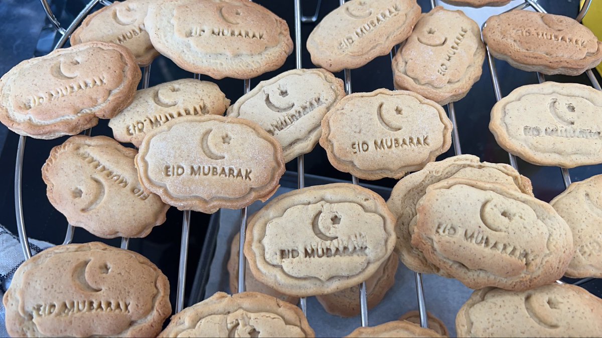 It’s nearly time for our Nursery Eid party 🥰 we spent the morning baking biscuits! #eyfs #eyshare #TeamTindal #EidulFitr2024 ⭐️