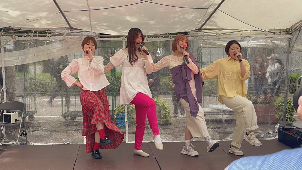 gogotwisters's tweet photo. 汐留ビアフェスタ、無事終えました🍺🌸

このイベントをもちまして、Twistersお休み期間に入らせていただきます！

応援してくださった皆様、本当にありがとうございました🩷💛❤️💜
また集まって歌って踊れる日まで、それぞれ精進致します！
待っててください！

メンバーからのひとこと、よんでね☟ https://t.co/tb9WUdXfcc