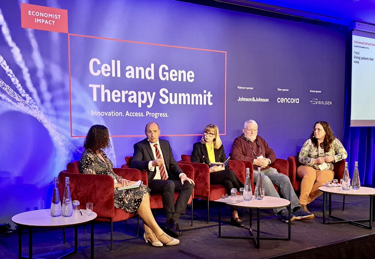 Cell and Gene Therapy can be a game changer if we manage to upscale to millions - #Europe can be a world leader @economistimpact @TheEconomist