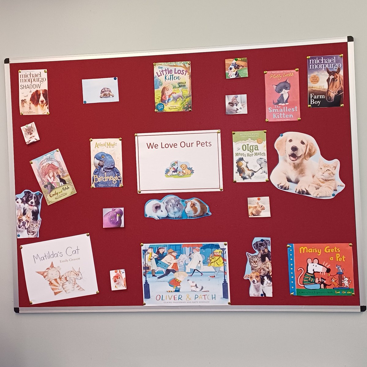 We're soon saying goodbye to National Pet Month, so here's a lovely little display from Murton Library, and a reminder to give your furry, scaly or feathered friends all the love they deserve! 🐶🐱🐰🐹 #NationalPetMonth