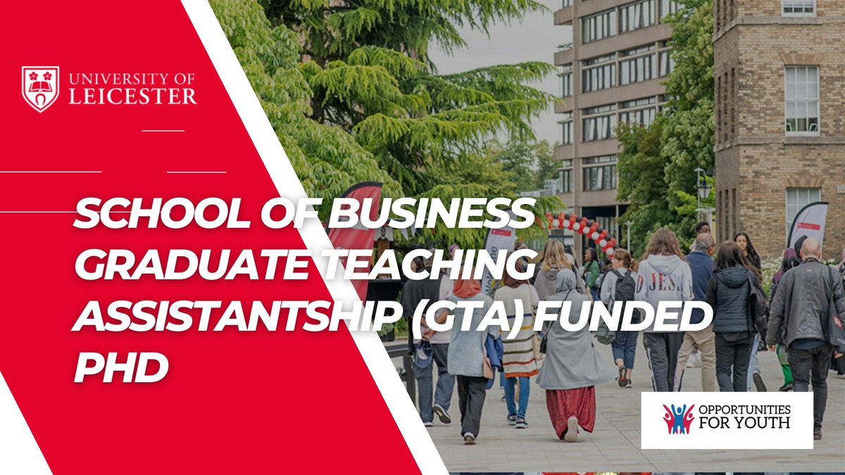 🌟 Fully funded Graduate Teaching Assistant PhD Studentships available in Economics and Management at the School of Business!
📚 Starting date: September 23rd, 2024.

💡 Deadline: April 28th, 2024.

Visit the link to apply: bit.ly/3Q56E7Q

#PhD #GraduateTeachingAssistant