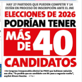 Ni Sendero se atrevió a tanto. Poner 40 partidos políticos para elecciones 2026. Sin filtro alguno. Terroristas indultados, Asesinos de policías,  Mineros ilegales, etc.
ES UN ATENTADO PREMEDITADO A LA DEMOCRACIA. Se debe ANULAR este despropósito y encarcelar al culpable.