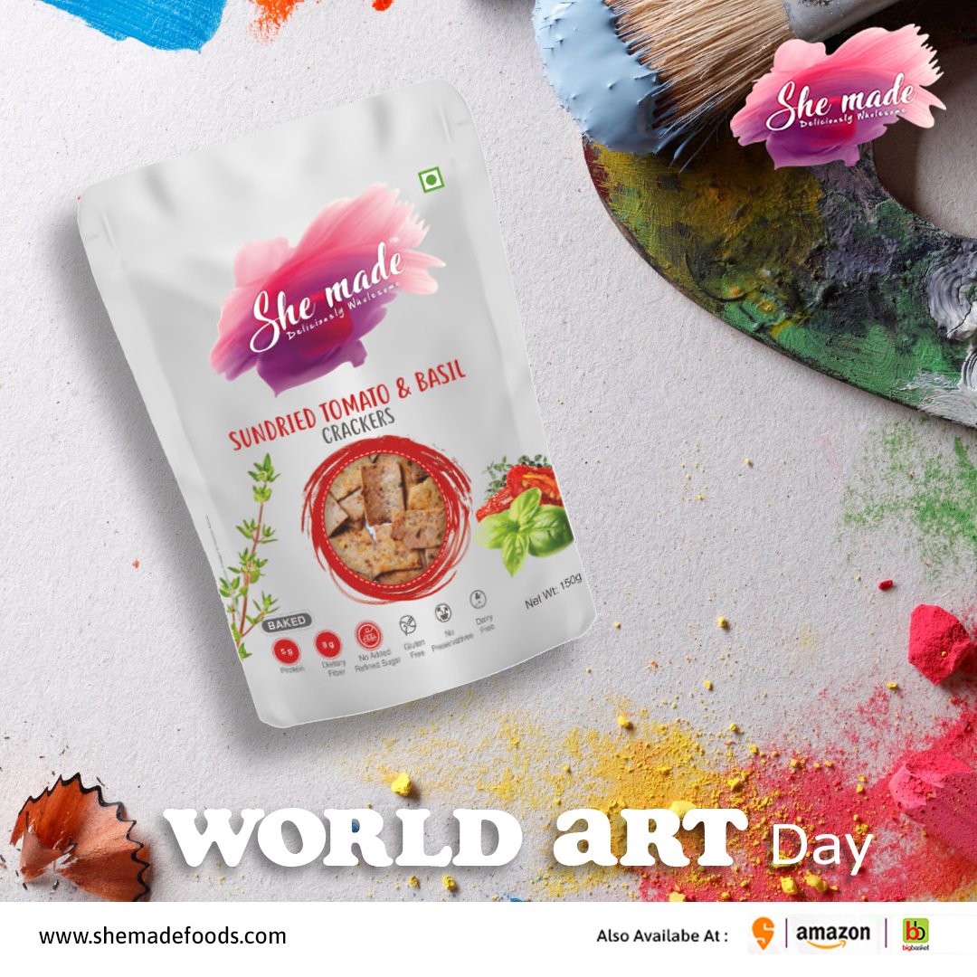 Indulge in the artistry of flavors this World Art Day with Shemadefoods! 🎨✨ Experience the delicious fusion of creativity and taste in every bite.

#ArtOnAPlate #CreativeCuisine #WorldArtDay 
#ArtisticBites #CreativeCuisine #TasteTheArt