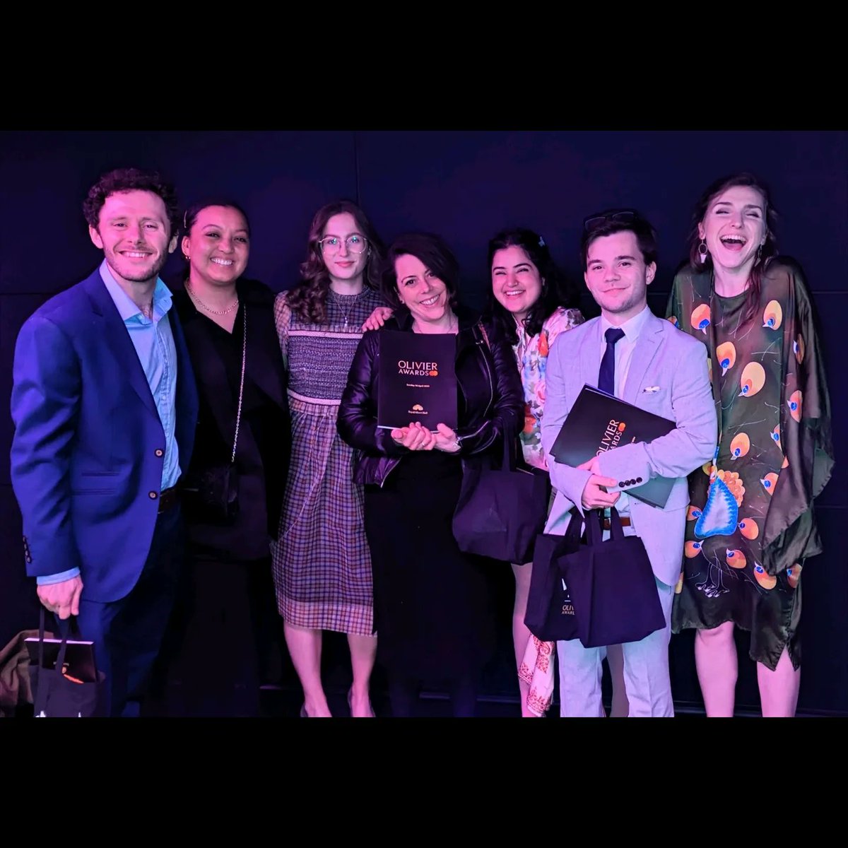 Tall Stories (@tallstorieslive) on Twitter photo We had a fantastic time at The <a href="/OlivierAwards/">Olivier Awards</a> on Sunday!
Congratulations to all the winners, nominees and performers taking part, especially to <a href="/NicollEntertain/">Nicoll Entertainment</a> on your win!
A huge thank you to the numerous creatives and cast and crew who made our wonderful show what it is!💙❤️ We had a fantastic time at The <a href="/OlivierAwards/">Olivier Awards</a> on Sunday!
Congratulations to all the winners, nominees and performers taking part, especially to <a href="/NicollEntertain/">Nicoll Entertainment</a> on your win!
A huge thank you to the numerous creatives and cast and crew who made our wonderful show what it is!💙❤️