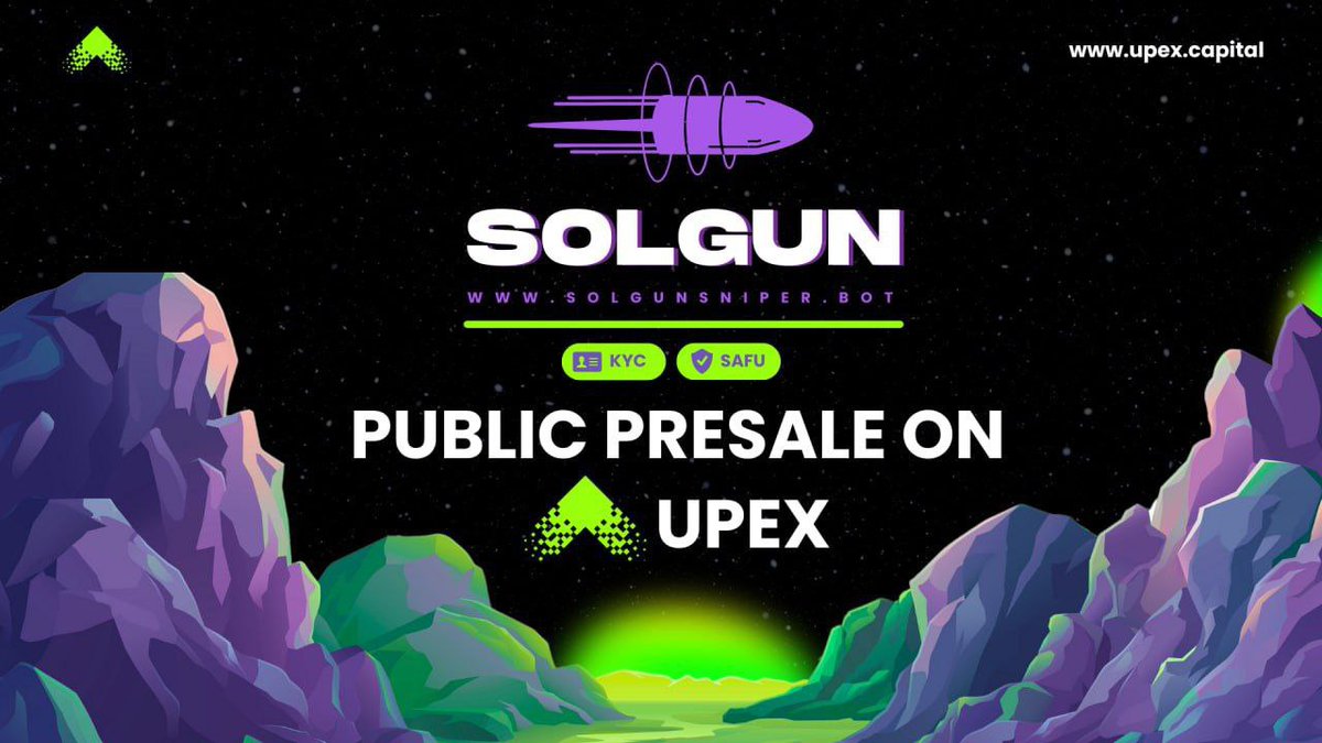 crypto_shieldX's tweet photo. #SOLpresale of @SolgunBot is going live today at 5PM UTC.
Utility play. Telegram sniper bot on the $SOL network. Features also include copy trading. They are aiming to be the fastest trading bot that provides limit but/sell orders and MEV protection as well.
They will have a 50% revenue share and 50% buyback with the profits. First Month the bot will distribute 100% of the trading fees as revenue share to eligible users every week.
The project has #KYC and safu badges. As always, watch the fill and #DYOR. #SOLGUN
https://t.co/PrI1jpy5kX
https://t.co/dBKh4j06e2
https://t.co/wsH58xLmZg