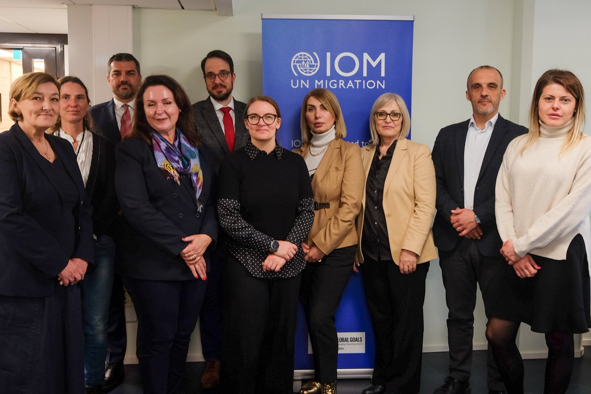 Excited to host representatives from @KosovoIOM, @kosombudsperson & #OLCKosovo at our office today! They're on a study visit in Finland to exchange best practices with another bilingual jurisdiction, as part of IOM's project on Promoting & Advancing Language Rights in Kosovo.🤝