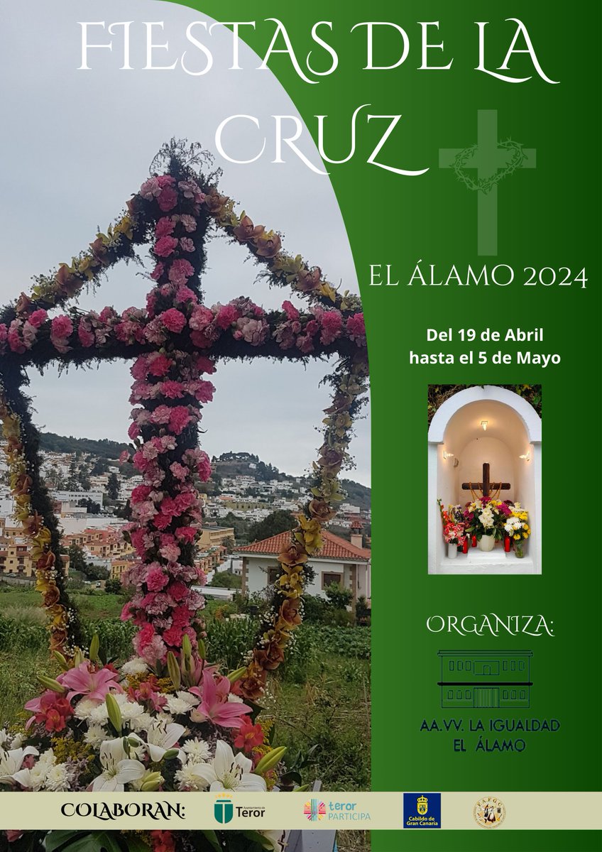 El barrio de El Álamo presenta su programa de fiestas patronales en honor a la Santa Cruz teror.es/el-alamo-prese…