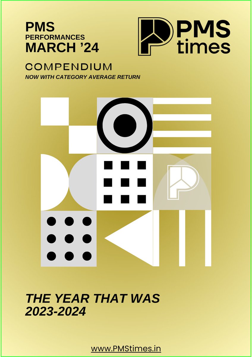 pmstimesindia's tweet photo. The Compendium by PMStimes - PMS Performances for March 2024 is now live and ready for download! Dive into detailed insights on over 165 products across various tenures of their performance. 
Download the latest issue now at https://t.co/vaZhzmqDpk

#InvestmentInsights #PMStimes https://t.co/sRquDqZSQG