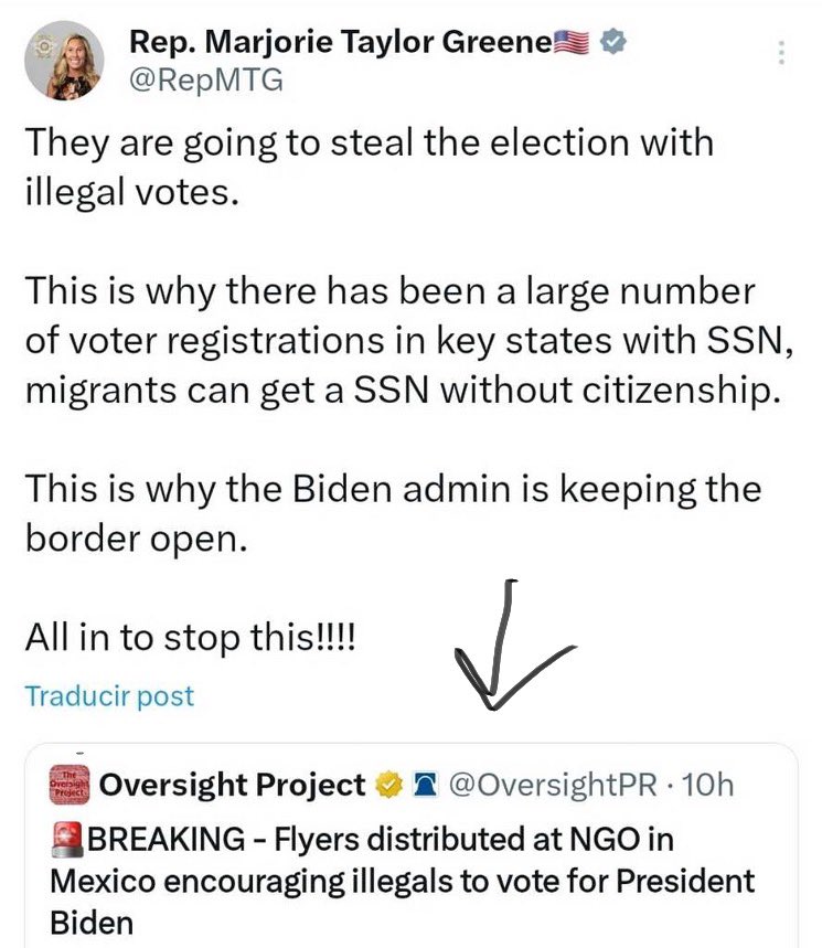 This is what it is all about folks. Not only more congressional seats but they WILL be voting in the next election. Can’t get any new voters so they will import them no matter the cost, burden or crisis it causes. Who agrees 100% with MTG? 🙋‍♂️