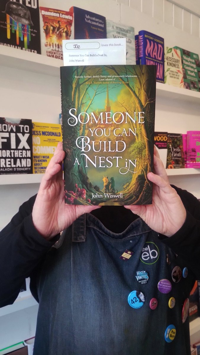 #WhatWereReading : Joe adored @Wiswell 's Someone You Can Build a Nest In, a queer, interspecies romantic fantasy with a delightful sense of wicked humour. Out now from @arcadia_books #books #livres #fantasy #ChooseBookshops