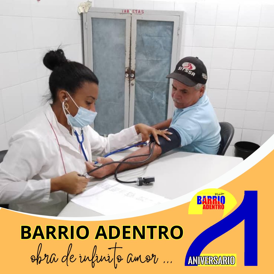 Los médicos cubanos llevan consigo la luz de la esperanza, el internacionalismo y la solidaridad que nos caracteriza como revolucionarios cubanos. #21AniversarioBarrioAdentro  
#CubaPorLaVida 
#CubaCoopera