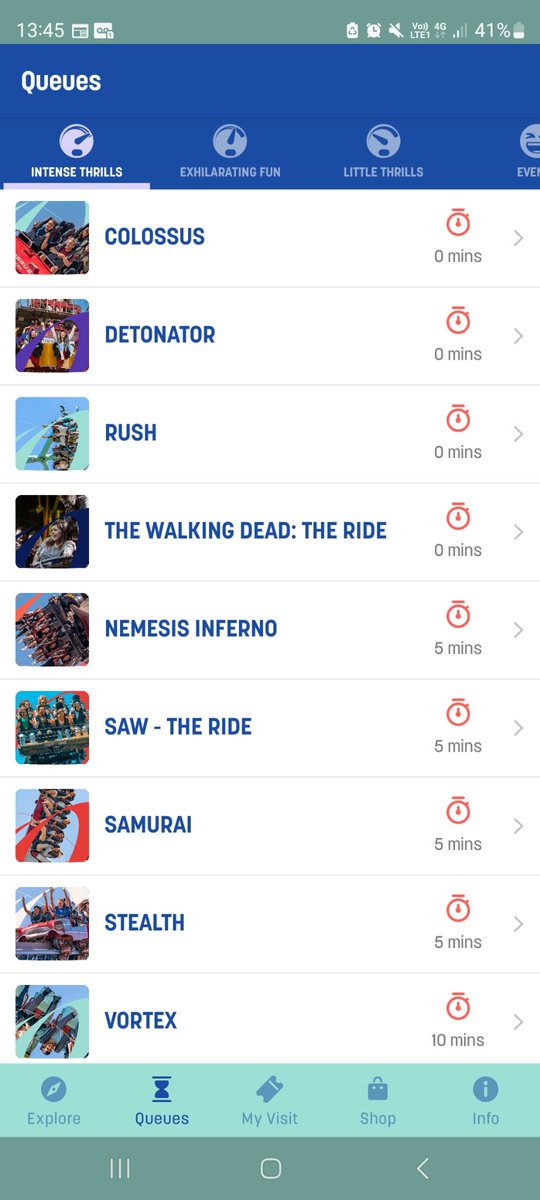 CheapShot85's tweet photo. Hyperia testing has created Thorpe Park walk ons. https://t.co/m38w50VvdW