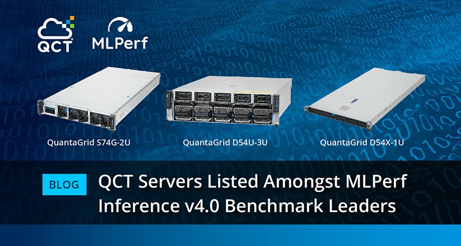 In MLPerf Inference v4.0, the industry-standard benchmarking for #MachineLearning, @QuantaQCT was once again listed amongst #AI leaders. Our results were achieved with x86 and ARM-based #QuantaGrid AI platforms, including a Grace Hopper system. bit.ly/3Q2SnZs
