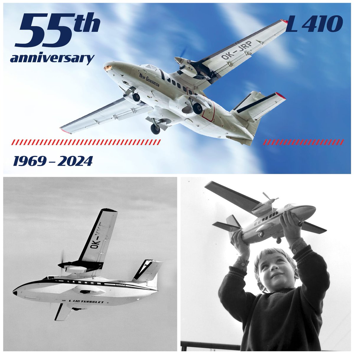 Legendární L 410 slaví výročí 55 let! 🥳✈️ Ikonu českého leteckého průmyslu znají v 60 státech světa, kam naše skupina OMNIPOL vyvezla od roku 1969 přes 1200 strojů. Přejeme dceřince Aircraft Industries mnoho nových spokojených zákazníků a úspěšných letů. #55let #hrdost #historie