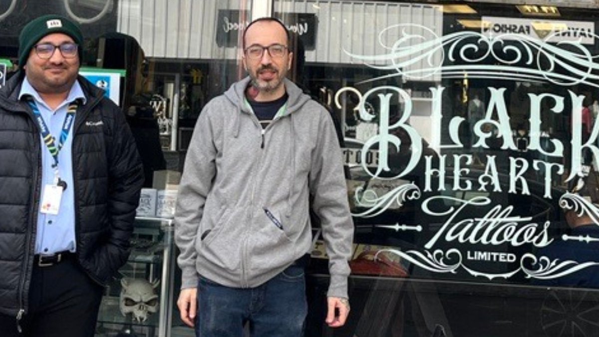 Thank you Dan from Black Heart Tattoos for joining Whitby's Business Retention and Expansion (BRE) program. Whitby businesses - we want to hear from you! Schedule a BRE meeting with our team: Whitby.ca/BRE @TownofWhitby #BlackHeartTattoos #WhitbyOntario