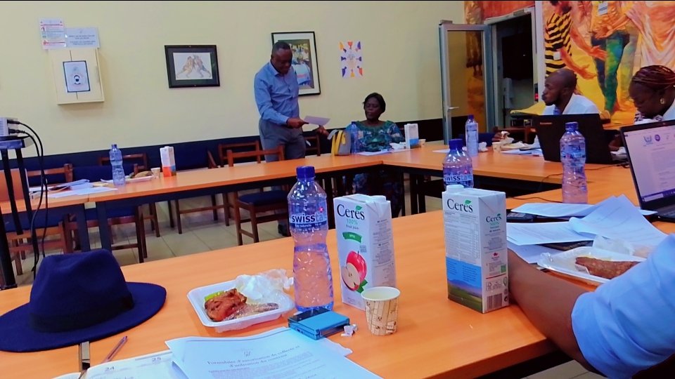 FspdRdc's tweet image. @HappningNow lundi 15/04/2024 l'équipe de l'ONG DH "Femmes Solidaires pour la Paix et le Développement" en sigle FSPD @FspdRdc a participer à une Réunion de travail et d'échange sur l'amélioration de la jouissance des droits des Femmes organisé par le @CarterCenter  à Kinshasa