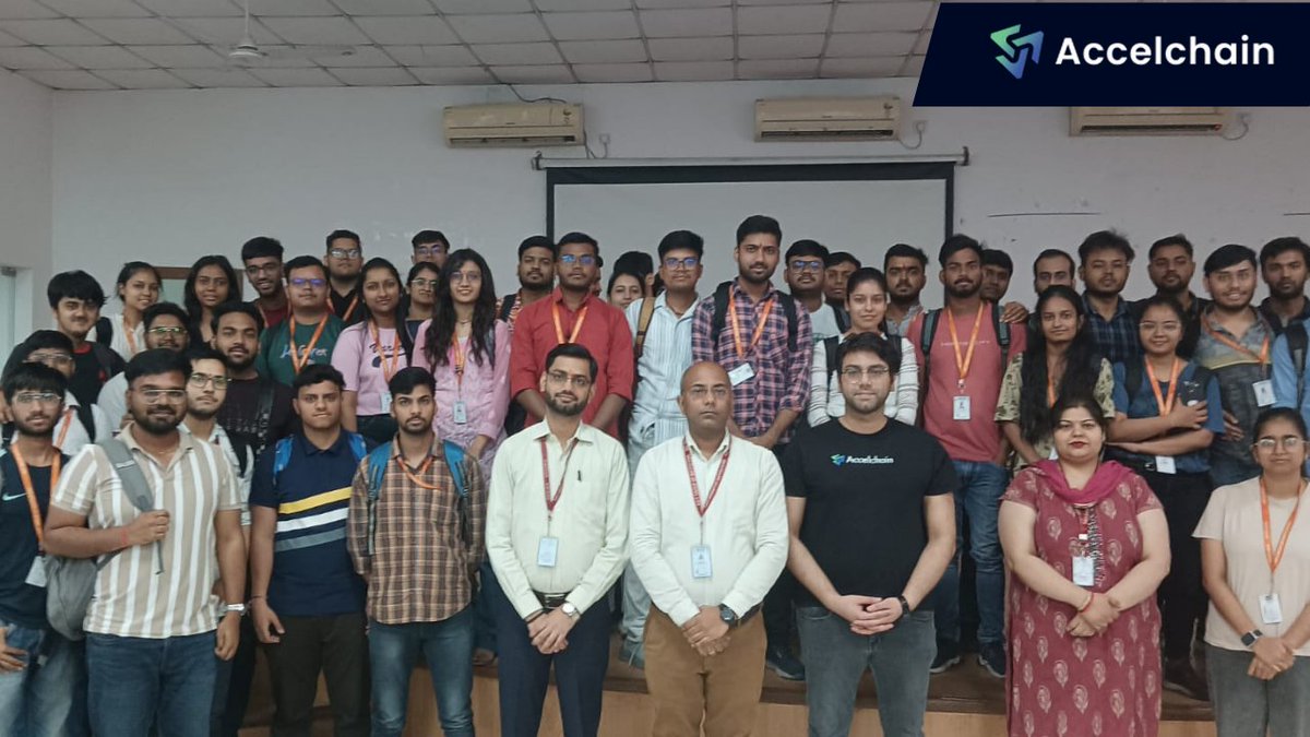 Accelchain_'s tweet photo. Awesome interactive #Web3 experience with @Accelchain_ at @Kiet_edu
Shoutout to the KIET team for this great workshop! #Accelchain #Blockchain #Roadshow24 #KIET https://t.co/byt3Pggqoz