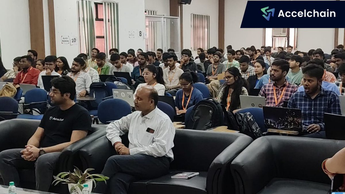 Accelchain_'s tweet photo. Awesome interactive #Web3 experience with @Accelchain_ at @Kiet_edu
Shoutout to the KIET team for this great workshop! #Accelchain #Blockchain #Roadshow24 #KIET https://t.co/byt3Pggqoz