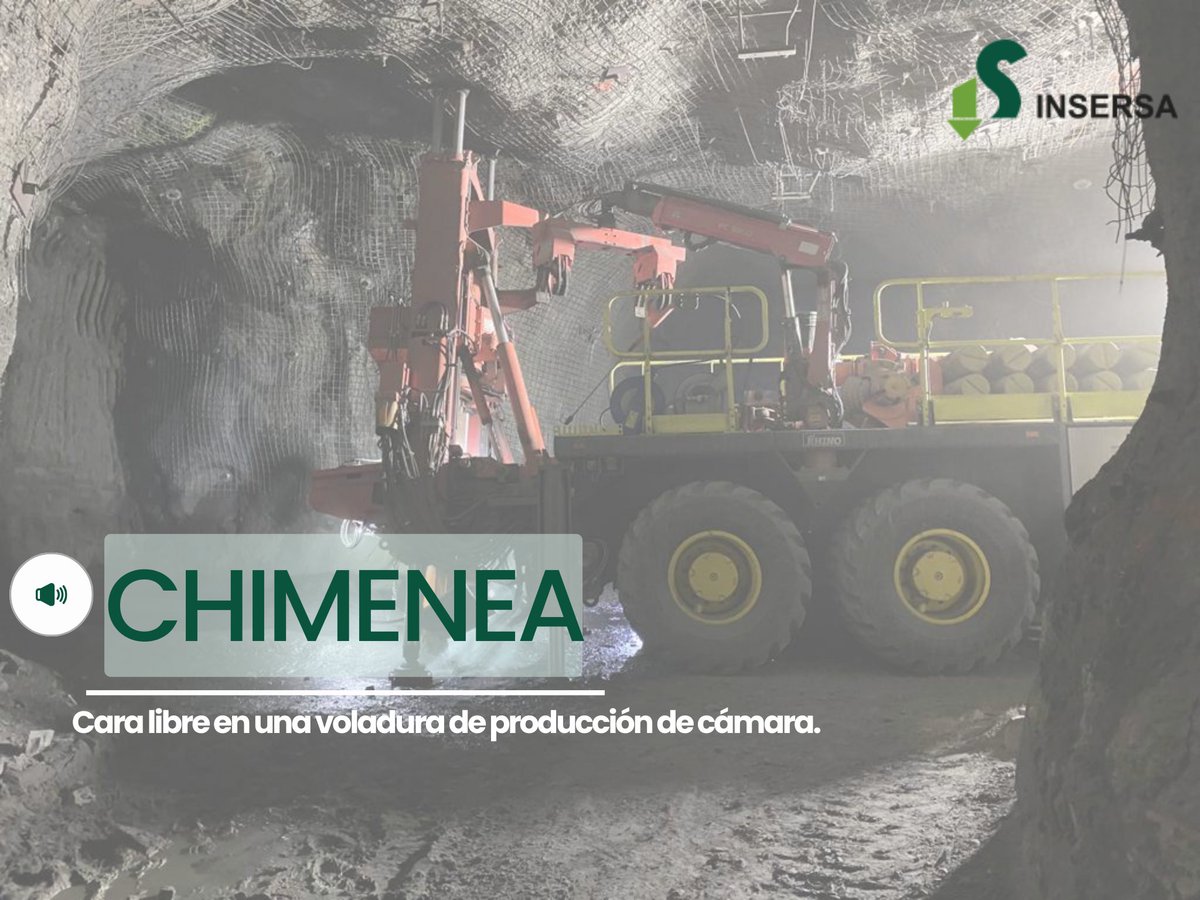 insersa_es's tweet photo. Hoy en #DiccionarioINSERSA: chimenea en #Minería

Su función es crear espacio libre en una cámara para permitir voladuras de producción

En 2023 #INSERSA creó una nueva línea de actividad, bajo la empresa Rioberg, junto a Edilmac, para realizar este tipo de trabajos verticales https://t.co/tAjHOhCI2A