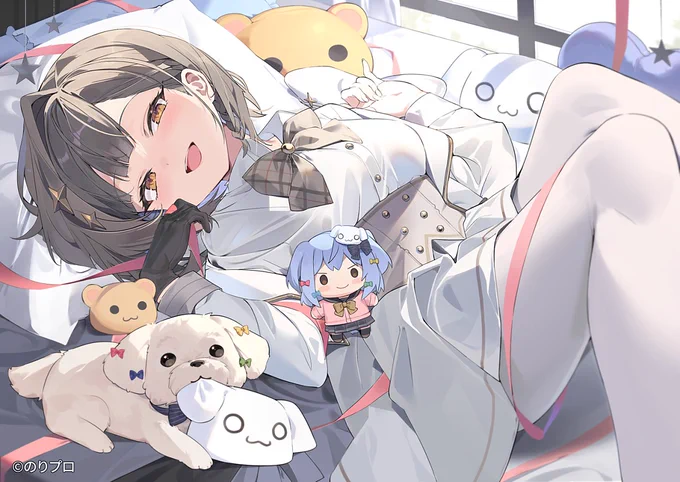 佃煮のりお()様の【佃煮のりお 誕生日記念2024ボイス&グッズ】イラストを担当させていただきました!よろしくお願いします!! #佃煮のりお生誕祭 