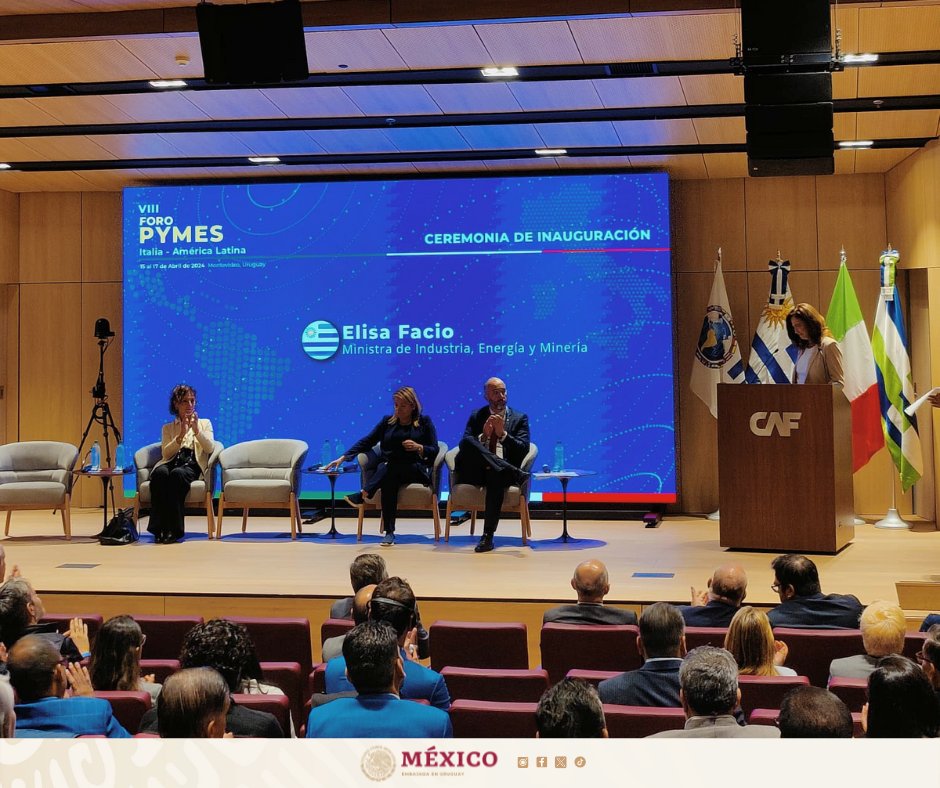 Participamos en la ceremonia de inauguración del VIII Foro PYMES Italia-America Latina. Celebramos la generación de oportunidades de desarrollo para pequeñas y medianas empresas.