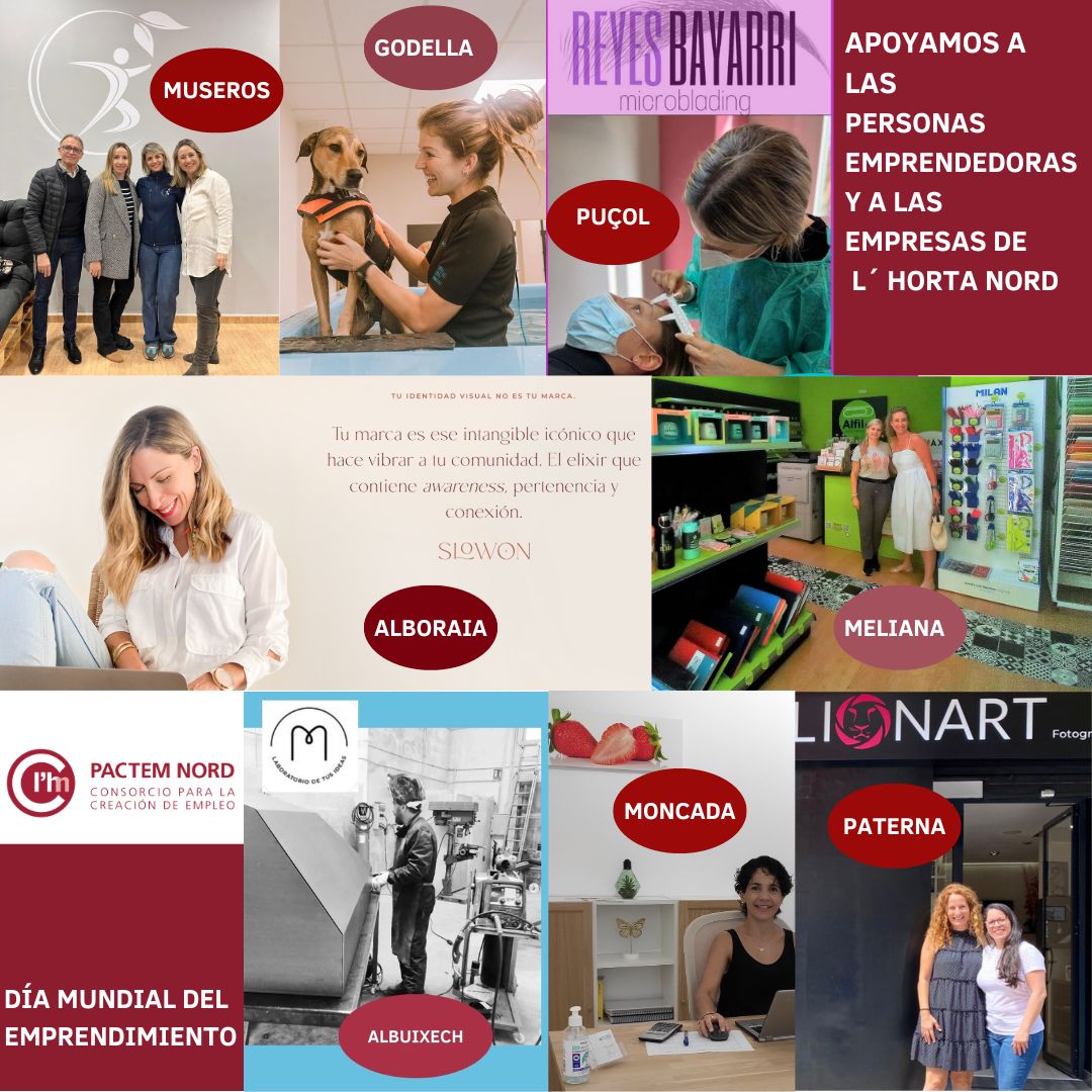 pactemnord's tweet photo. Hoy celebramos el día mundial del emprendimiento! #PactemNord #puntoPAE @ayto_alboraya @AytoPaterna @espucol https://t.co/mUzlQfOJT5